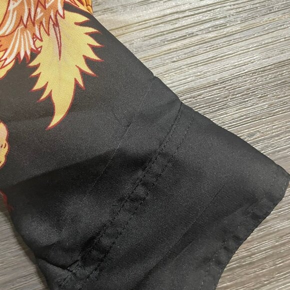 BY ANTHROPOLOGIE Sz S The Bielle Satin Floral Relaxed Button-down‎ Shirt Blouse - Picture 15 of 15